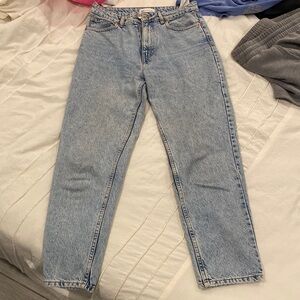 Zara mom light wash jeans size 6